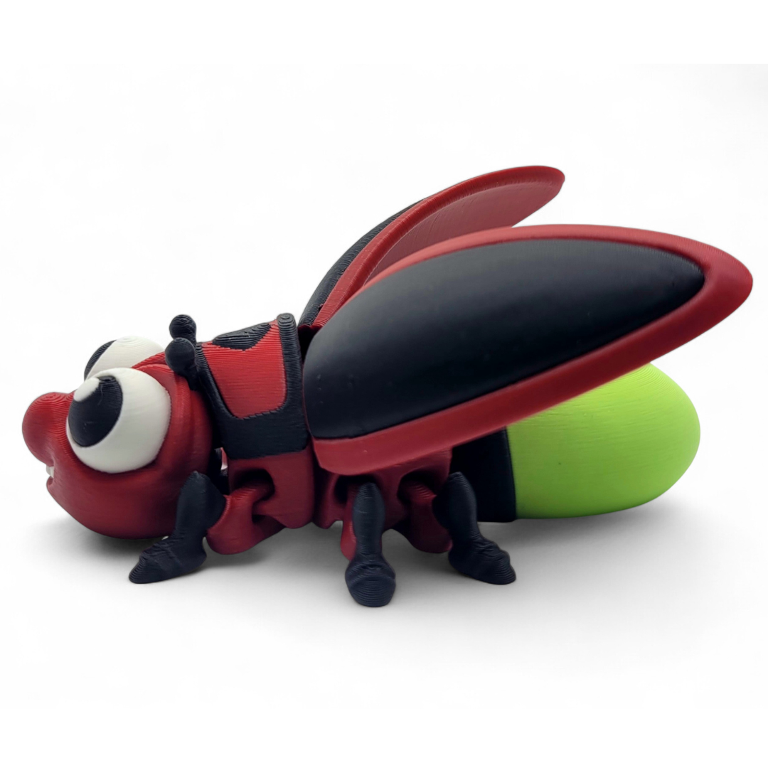 Firefly Figurine, 3D Desk Toy, Mini Collectible, Gift for Nature Lovers