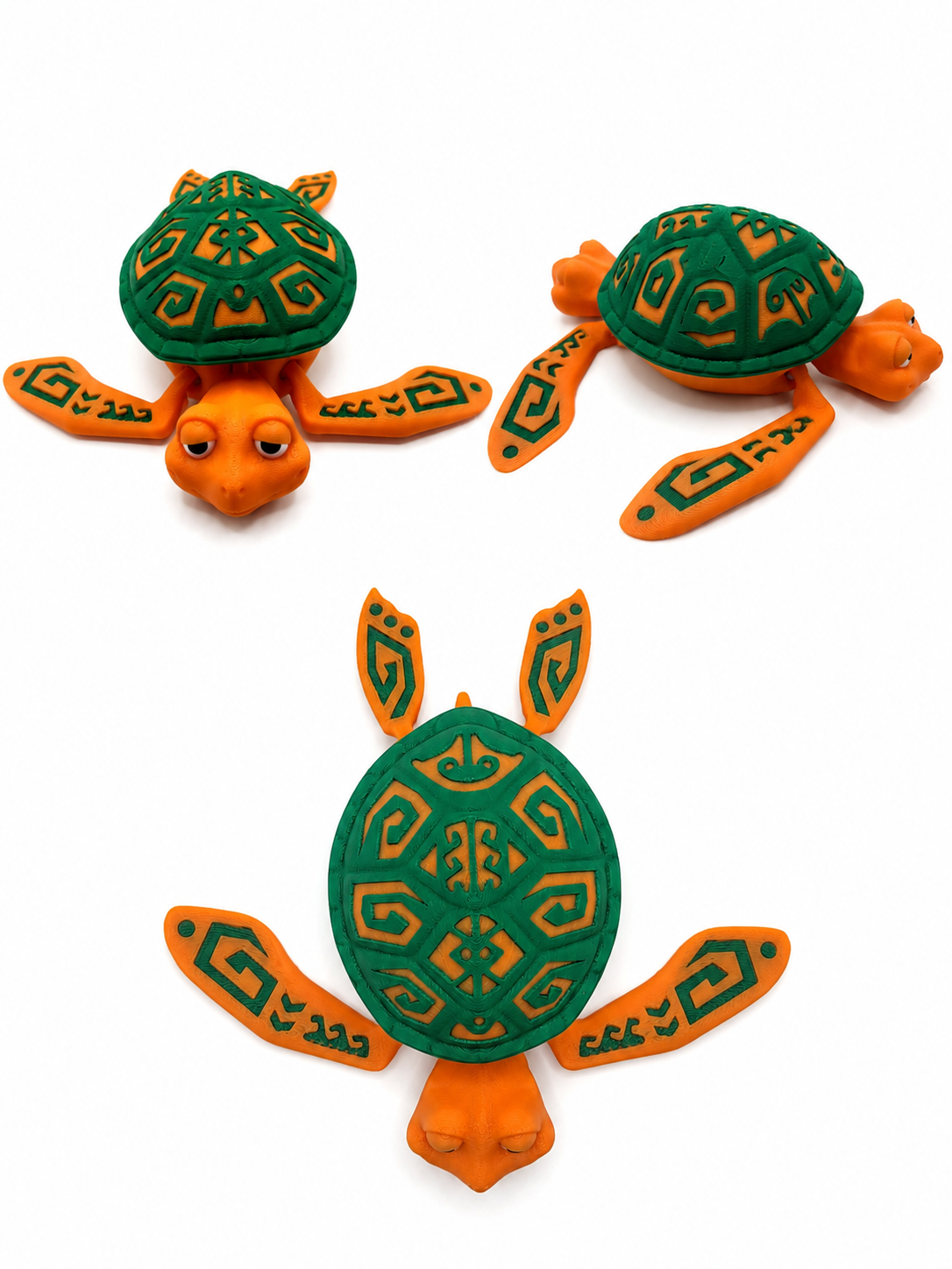 3D Printed Articulated Sea Turtle