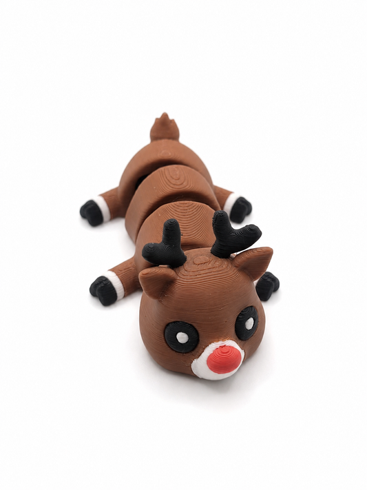 3D Printed Articulated Reindeer