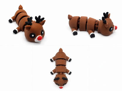 3D Printed Articulated Reindeer