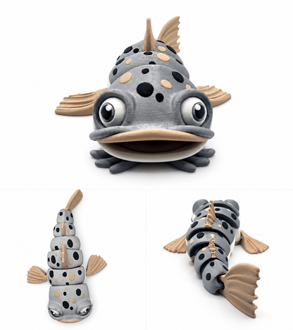 Articulated Catfish – 3D Printed Flexi Fish