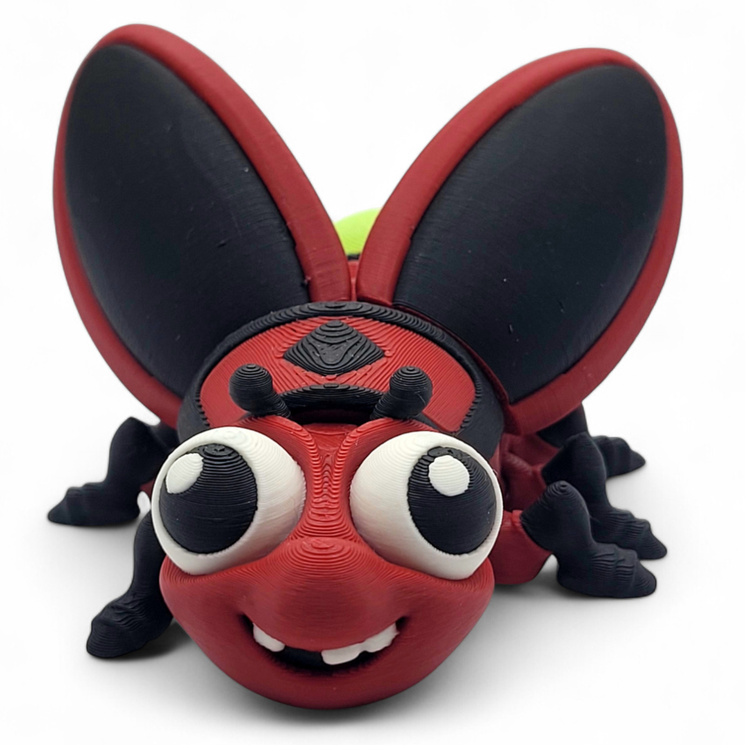 Firefly Figurine, 3D Desk Toy, Mini Collectible, Gift for Nature Lovers