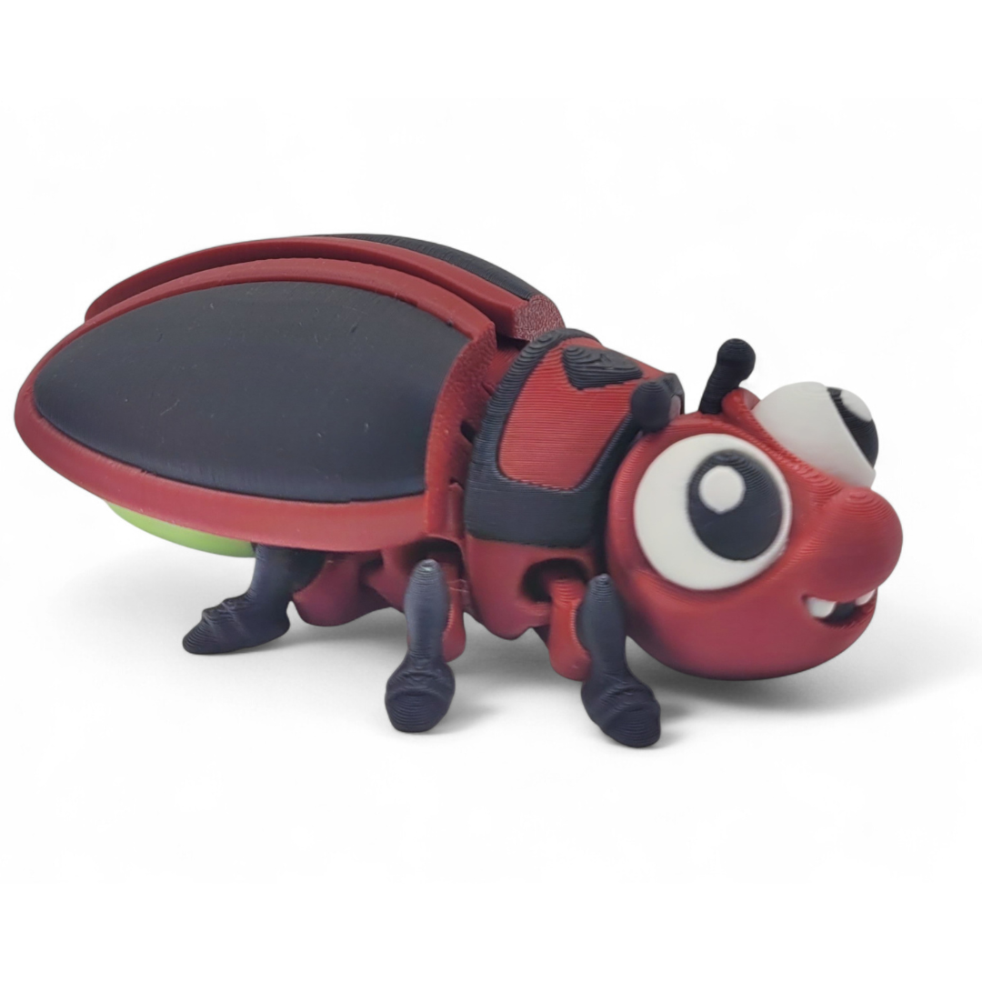 Firefly Figurine, 3D Desk Toy, Mini Collectible, Gift for Nature Lovers