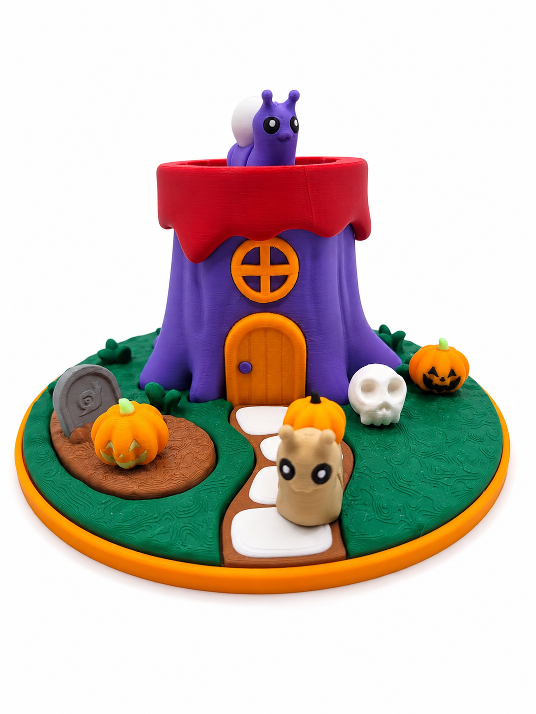 3D Printed Halloween Snail Diorama