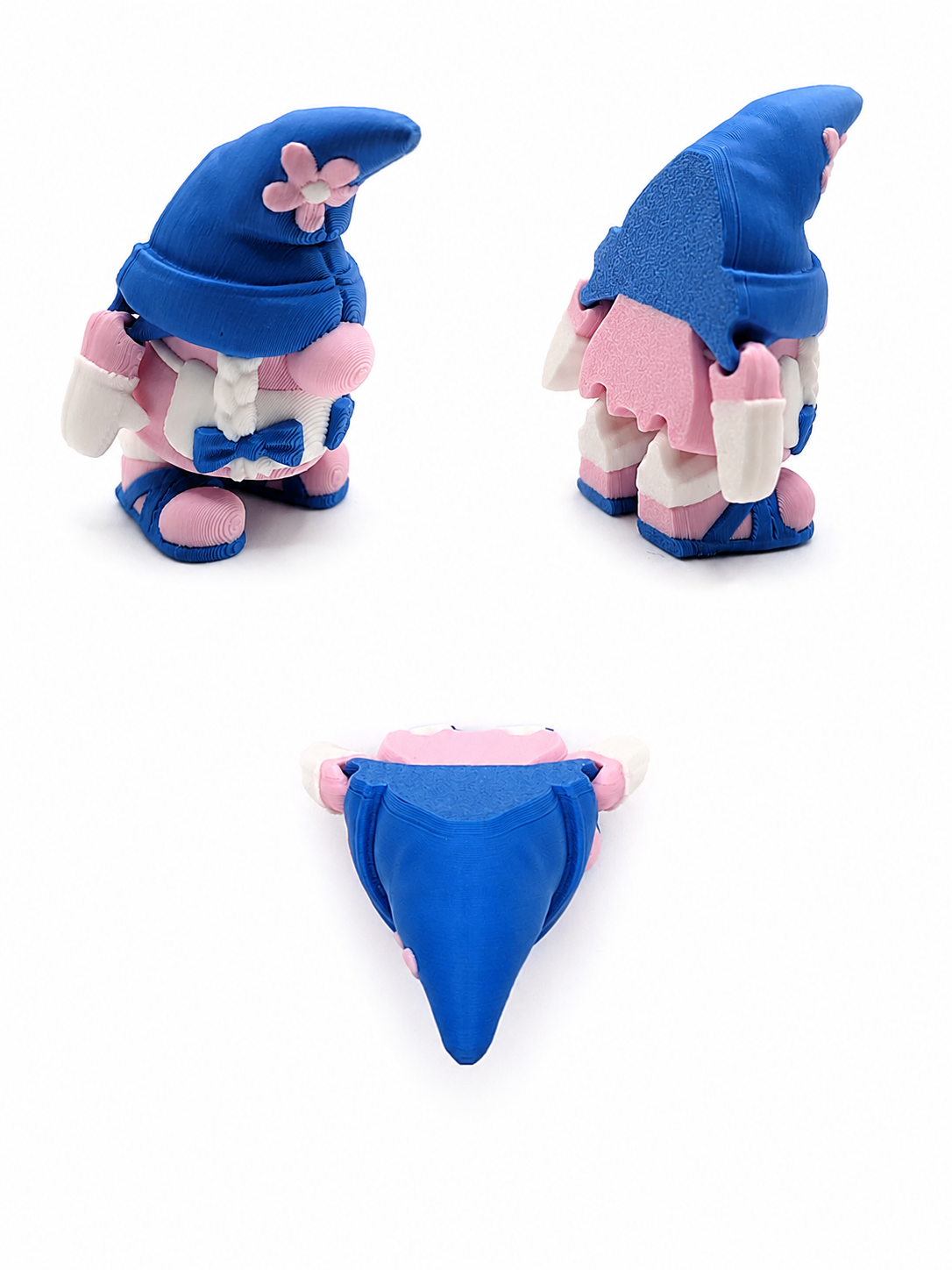3D Printed Spring Gnome Figurine
