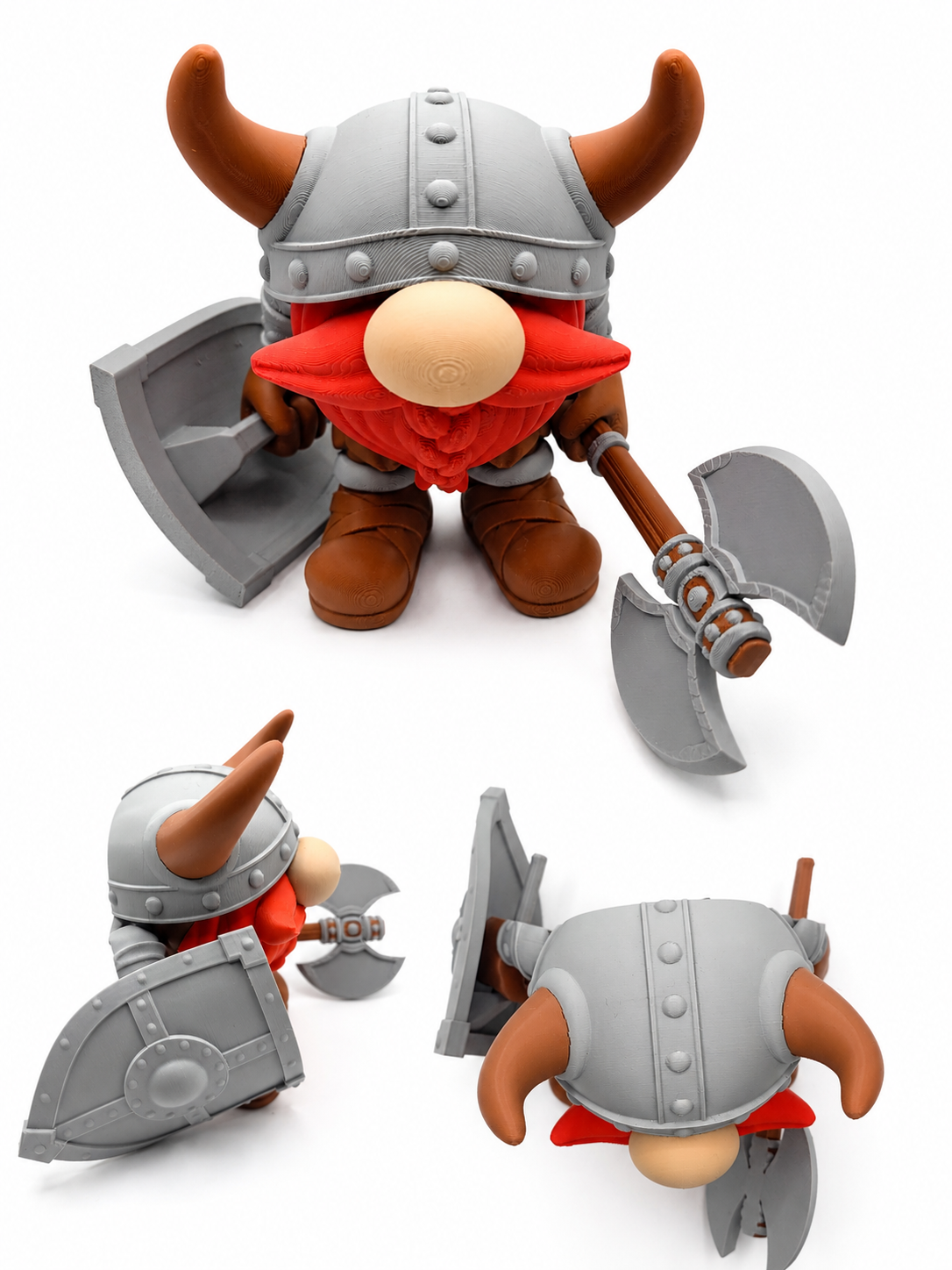 3D Printed Viking Warrior Figurine