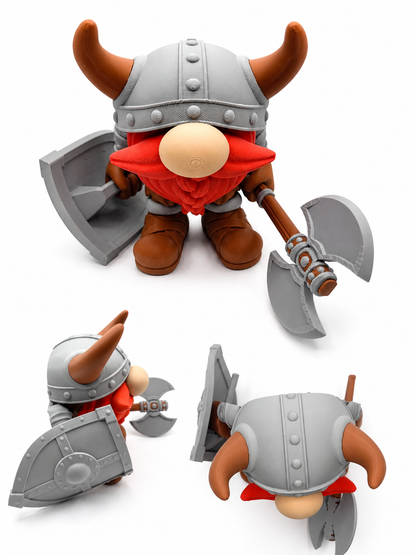 3D Printed Viking Warrior Figurine