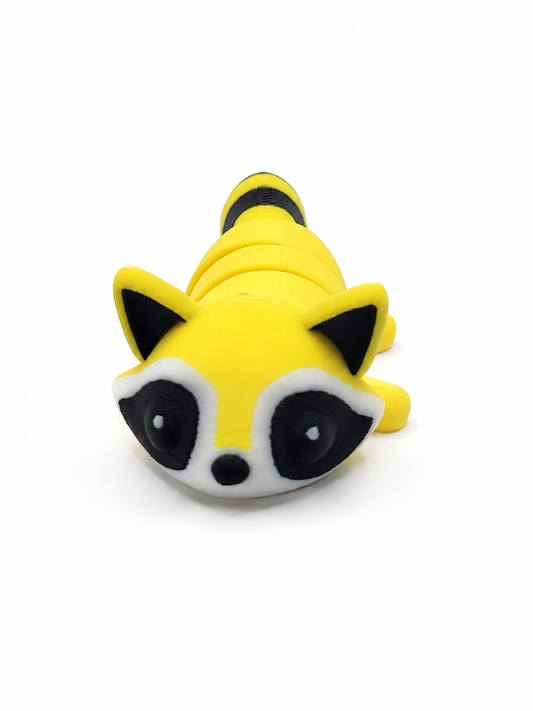 3D Printed Articulated Raccoon Magnet