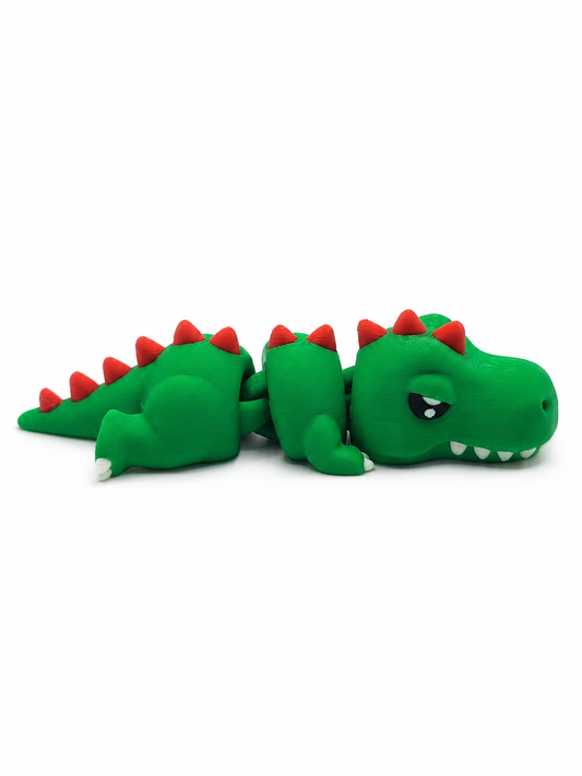 3D Printed Articulated Dinosaur Magnet