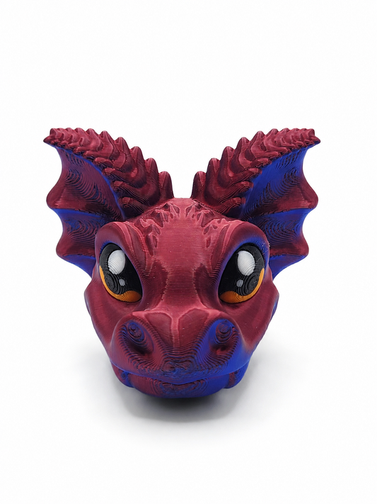 3D Printed Dragon Head Magnet