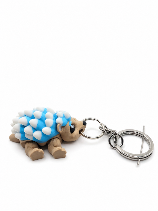 Cute Hedgehog Keychain – 3D Printed Collectible