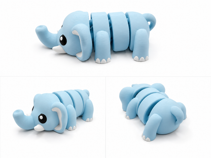Articulated Elephant – 3D Printed Flexi Animal