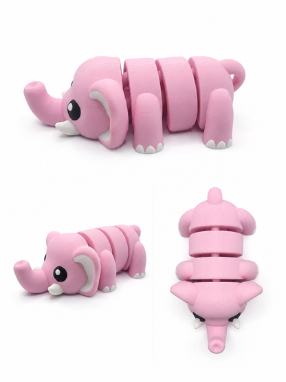 Articulated Elephant – 3D Printed Flexi Animal