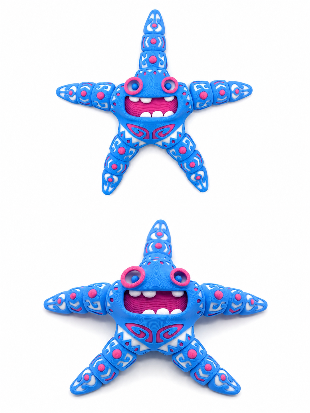 Articulated Starfish Monster – 3D Printed Flexi Sea Creature