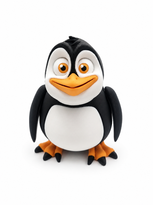 Cute Penguin – 3D Printed Collectible Figure