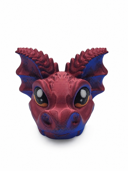 3D Printed Dragon Head Magnet