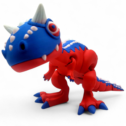 Flexi Dinosaur, Articulated Dino, Desk Toy, Birthday Gift