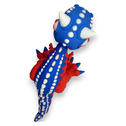 Flexi Dinosaur, Articulated Dino, Desk Toy, Birthday Gift