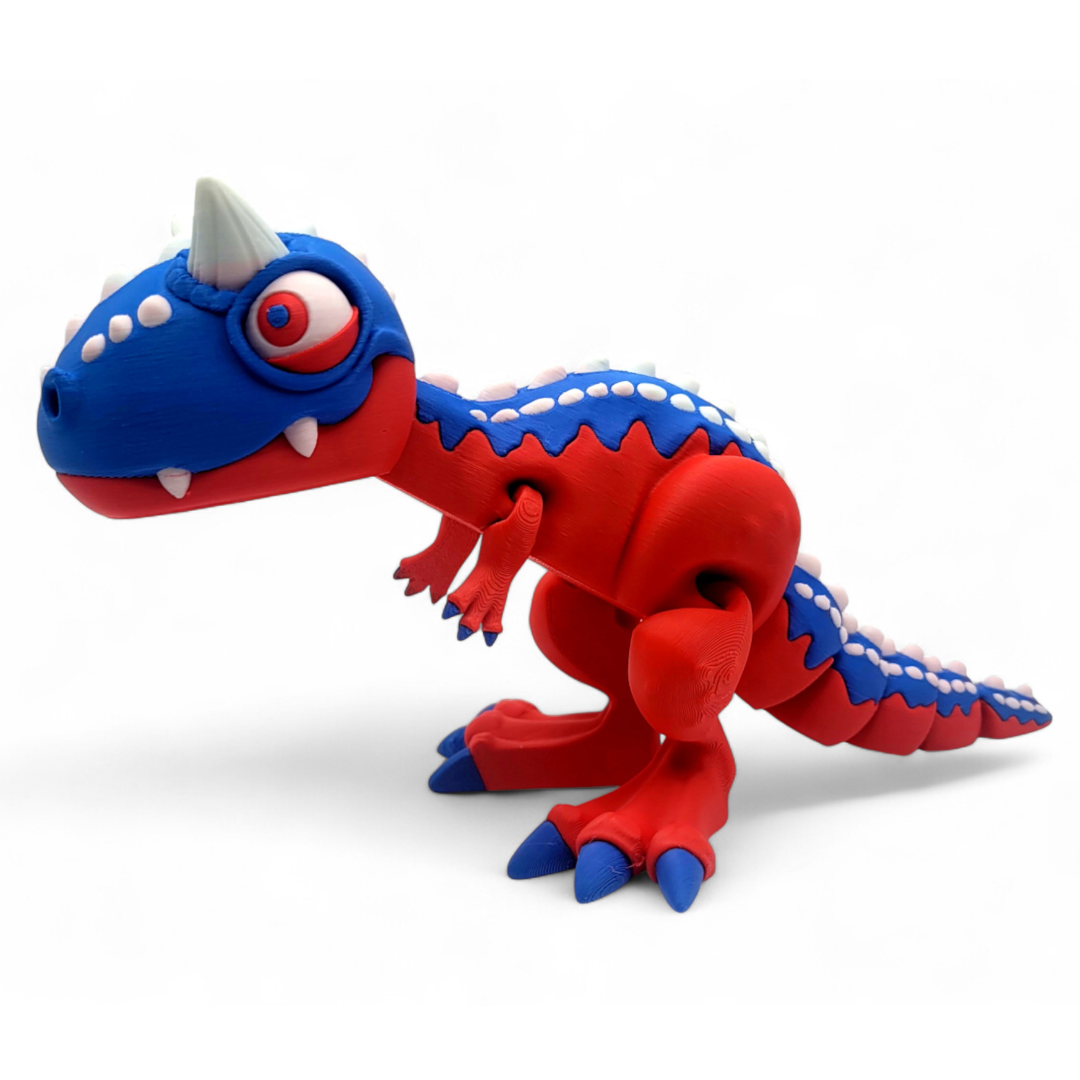 Flexi Dinosaur, Articulated Dino, Desk Toy, Birthday Gift