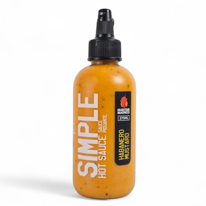 Simple Habanero Mustard Hot Sauce | 275mL | Hot | Canadian Gourmet Gift