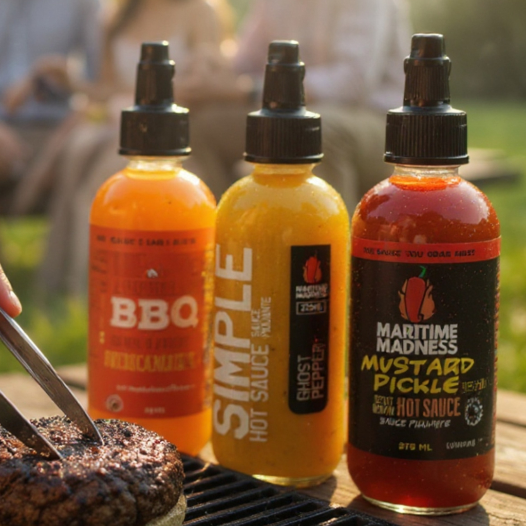 275mL Simple Ghost Pepper Hot Sauce – BIG Squeeze with Flip Top Cap