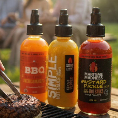 275mL Simple Ghost Pepper Hot Sauce – BIG Squeeze with Flip Top Cap