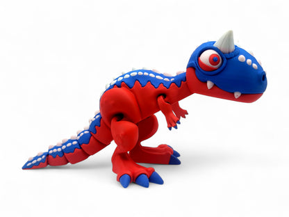 Flexi Dinosaur, Articulated Dino, Desk Toy, Birthday Gift